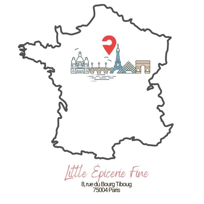 carte france little epicerie fine